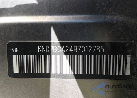 2011 Kia Sportage Lx из США, поврежденный, VIN KNDPBCA24B7012785